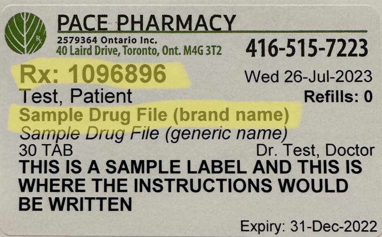 Online Prescription Refills in Toronto | Pace Pharmacy